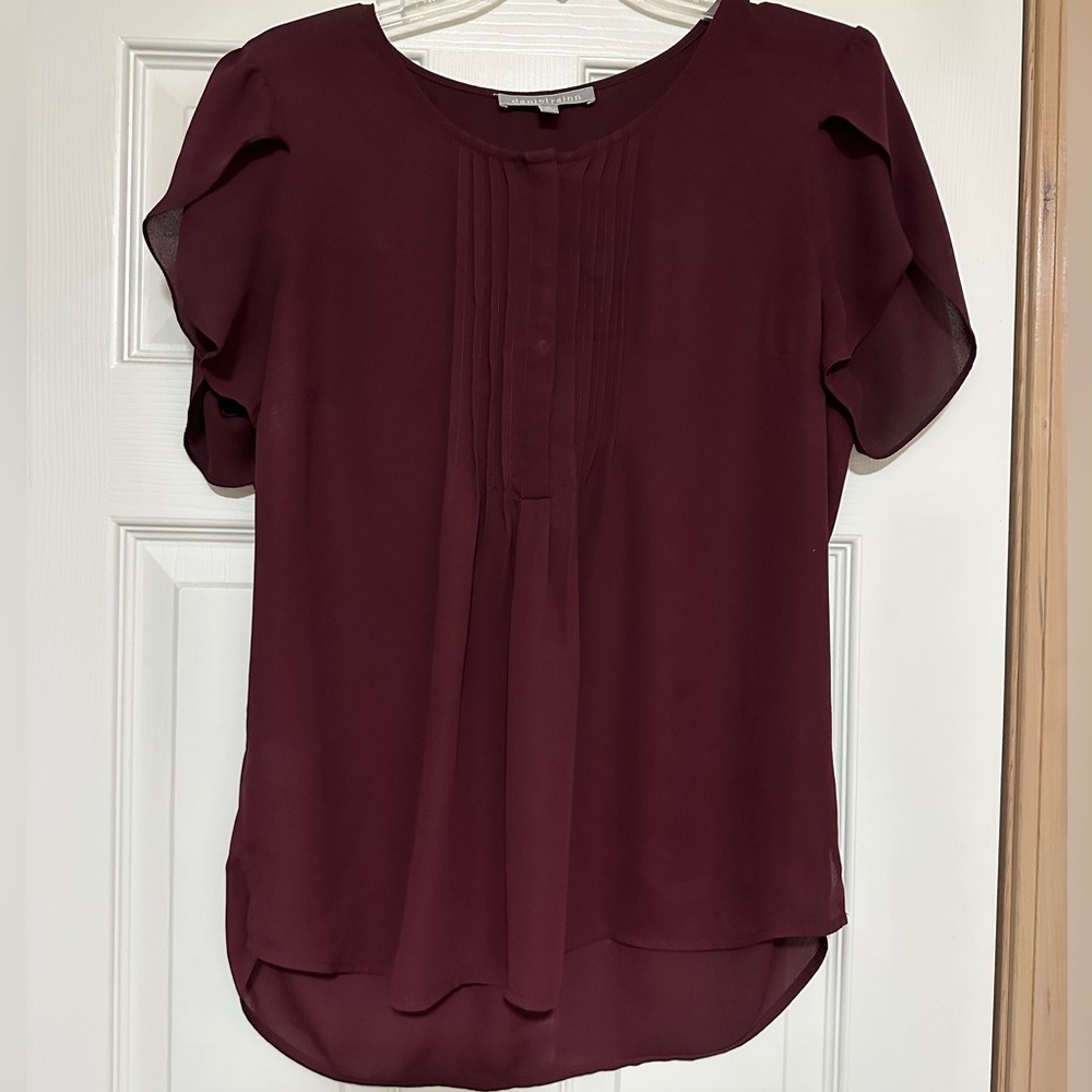 Daniel Rain Gibbs Tulip Sleeve Blouse